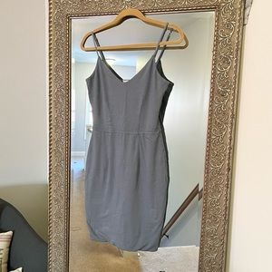 James Perse Blue Gray Dress Sz 2 (M)